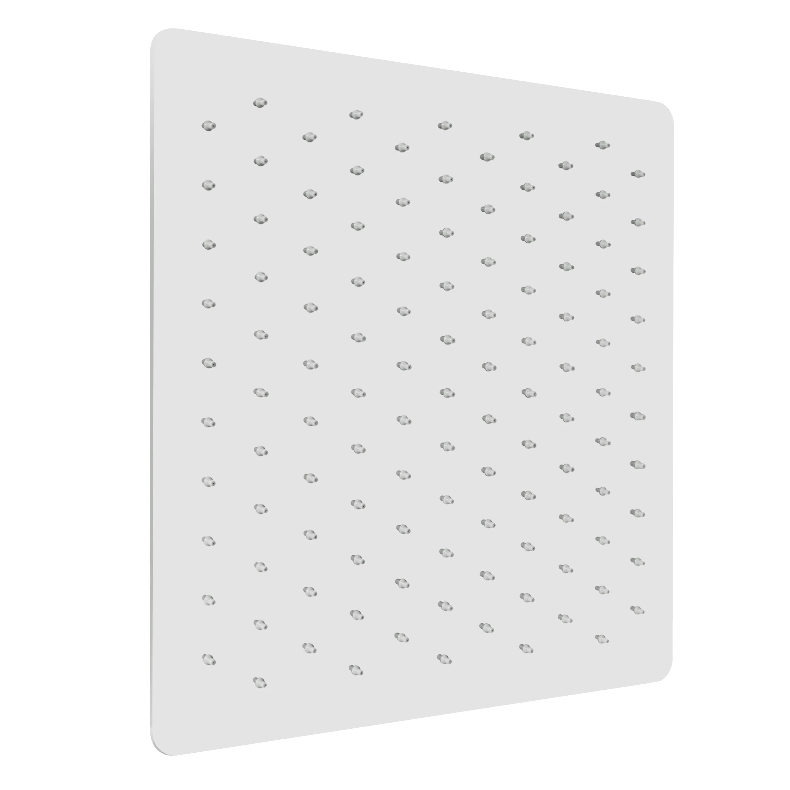 ZLINE Bliss square shower head face with rows of chrome spray jets