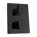 ZLINE Crystal Bay Thermostatic Shower System with Body Jets in Matte Black (CBY-SHS-T3-MB)