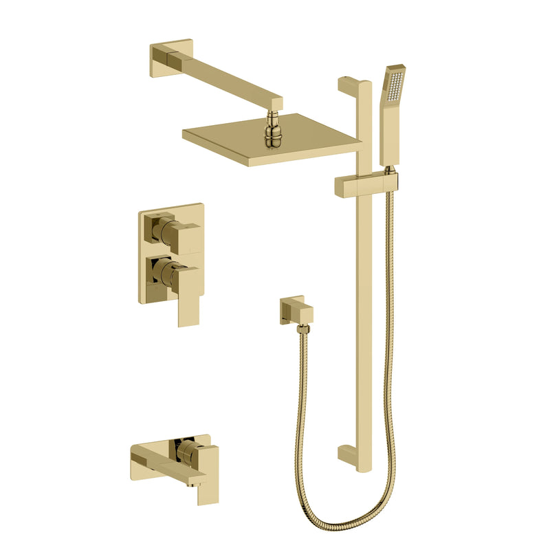 ZLINE Bliss Shower System with 16-Inch Oversized Shower Head in Polished Gold (BLS-SHS16-PG)