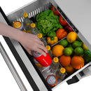 ZLINE 24-Inch Touchstone Refrigerator Drawer in Black Matte (RDSO-BLM-24)
