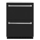 ZLINE 24-Inch Touchstone Refrigerator Drawer in Black Matte (RDSO-BLM-24)