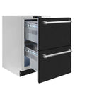 ZLINE 24-Inch Touchstone Refrigerator Drawer in Black Matte (RDSO-BLM-24)