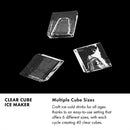 ZLINE 15-Inch Touchstone Clear Cube Ice Maker with Drain Pump in Stainless Steel (ICCD-ST-15)