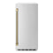 ZLINE Autograph 15-Inch Touchstone Clear Cube Ice Maker with Solid Steel Door & Bronze Helix Handle (ICCDZ-ST-15-KCB)