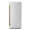 ZLINE Autograph 15-Inch Touchstone Gourmet Ice Maker with Solid Stainless Steel Door & Bronze Helix Handle (IGMDZ-ST-15-KCB)