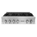 ZLINE 36-Inch Rangetop with 6 Gas Burners in Stainless Steel (RT36)