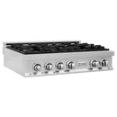 ZLINE 36-Inch Rangetop with 6 Gas Burners in Stainless Steel (RT36)
