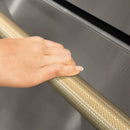 ZLINE Autograph 24-Inch Touchstone Refrigerator Drawer with Steel Doors & Bronze Helix Handles (RDSOZ-ST-24-KCB)