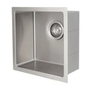 ZLINE 15-Inch Boreal Undermount Single Bowl Bar Kitchen Sink in Stainless Steel (SUS-15)