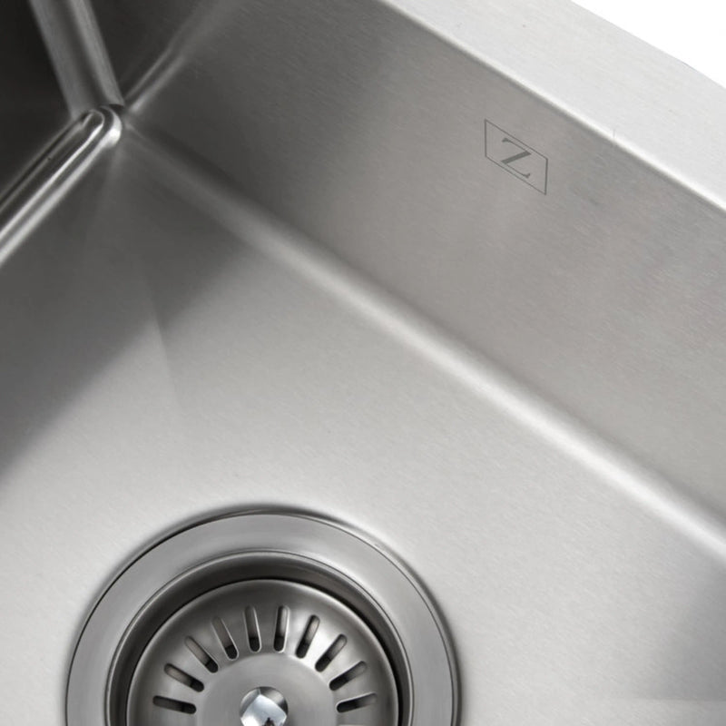 ZLINE 15-Inch Boreal Undermount Single Bowl Bar Kitchen Sink in Stainless Steel (SUS-15)