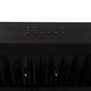 ZLINE 36-Inch 600 CFM Ducted Under Cabinet Range Hood in Black Stainless Steel (BS623-36)