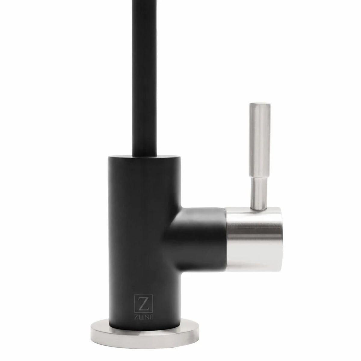 ZLINE Autograph Edition Single-Handle Drink Faucet in Matte Black and Brushed Nickel (FBV-ZMBBN)
