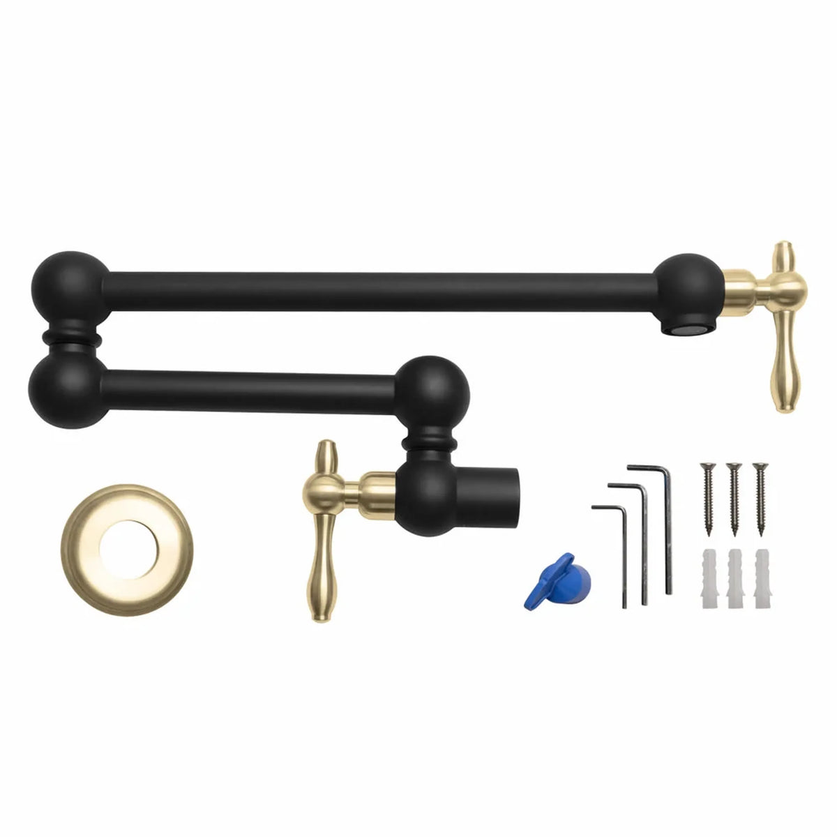 ZLINE Autograph Edition Rembrandt Pot Filler in Matte Black and Champagne Bronze (REM-FPF-ZMBCB)