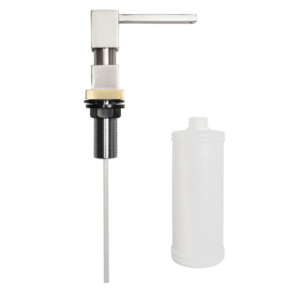 ZLINE Autograph Edition Faucet Soap Dispenser in Brushed Nickel and Champagne Bronze (FSD-ZBNCB)