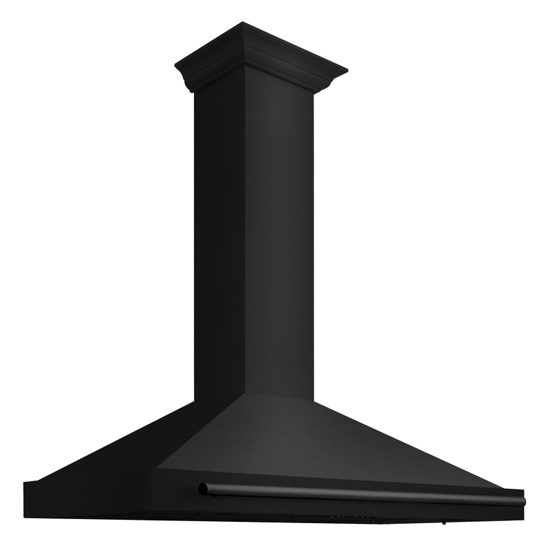 ZLINE 48-Inch Convertible Wall Mount Range Hood in Black Stainless Steel (BSKB4X-48)