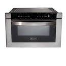 ZLINE Appliance Package - 48-Inch Dual Fuel Range, Range Hood, Microwave Drawer, Tall Tub Dishwasher and Wine Cooler in Stainless Steel (5KP-RARH48-MWDWV-RWV)