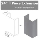 ZLINE 24-Inch Chimney for 30-Inch Under Cabinet Range Hoods in Stainless Steel (520/523/527-30-2FTEXT)