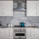 ZLINE 3-Piece Appliance Package - 36-Inch Rangetop, Wall Mount Range Hood, Double Wall Oven in Satin Stainless Steel (3KP-RTSRH36-AWD)