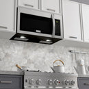 ZLINE 2-Piece Appliance Package - 30-Inch Rangetop and Over-the-Range Microwave with Modern Handle in Stainless Steel (2KP-RTOTR30)