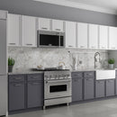 ZLINE 2-Piece Appliance Package - 30-Inch Rangetop and Over-the-Range Microwave with Traditional Handle in Stainless Steel (2KP-RTOTRH30)