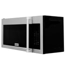 ZLINE 2-Piece Appliance Package - 30-Inch Rangetop and Over-the-Range Microwave with Traditional Handle in Stainless Steel (2KP-RTOTRH30)