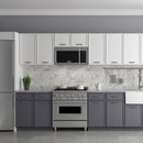 ZLINE 2-Piece Appliance Package - 30-Inch Rangetop and Over-the-Range Microwave with Traditional Handle in Stainless Steel (2KP-RTOTRH30)