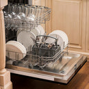 ZLINE 24-Inch Dishwasher in Black Matte with Stainless Steel Tub and Modern Style Handle (DW-BLM-H-24)
