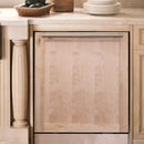 ZLINE 24-Inch Top Control Dishwasher in Unfinished Wood with Modern Style Handle (DW-UF-24)
