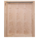 ZLINE 24-Inch Top Control Dishwasher in Unfinished Wood with Modern Style Handle (DW-UF-24)