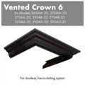 ZLINE Vented Crown Molding Profile 6 For Wooden Wall Mount Range Hood (CM6V-300A)