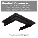 ZLINE Vented Crown Molding Profile 6 For Wooden Wall Mount Range Hood (CM6V-300A)