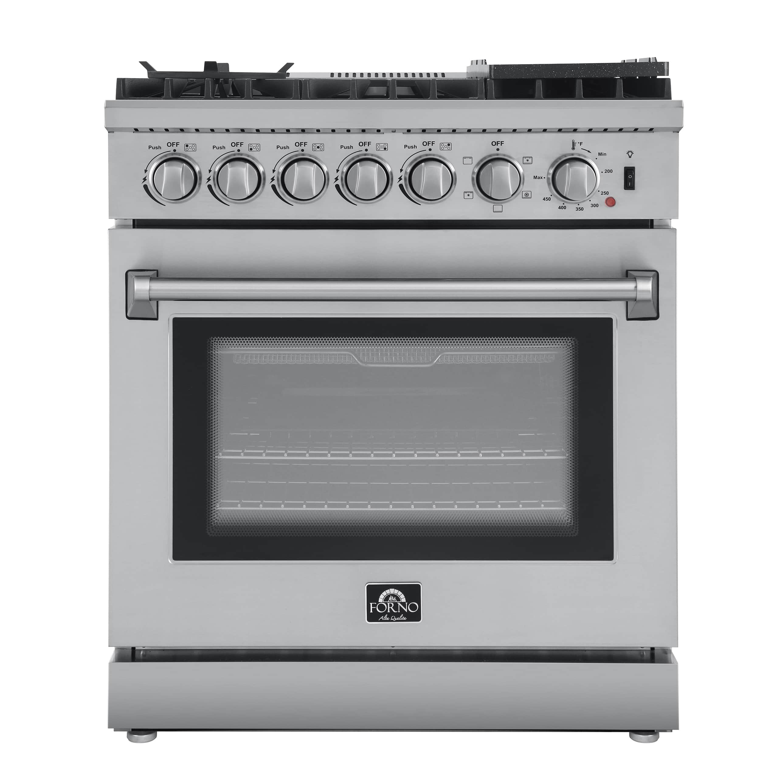 Stainless steel microwave drawer with handle and dark glass window