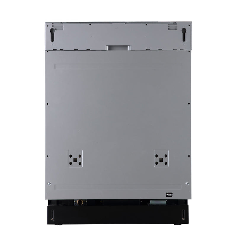 Kucht 4-Piece Appliance Package - 36-Inch Dual Range, 36-Inch Panel Ready Refrigerator, Under Cabinet Hood, & Panel Ready Dishwasher