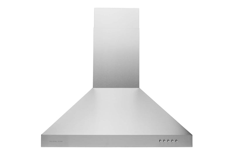 Hauslane 30-Inch Wall Mount Range Hood with Aluminum Mesh Filters in Stainless Steel (WM-530SS-30B)