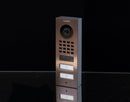 DoorBird D1102V Surface-Mount IP Video Door Station, 2 Call Button in Bronze