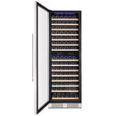 Empava 70-Inch Tall 160 Bottles Freestanding Built-In Dual Zone Wine Cooler (EMPV-WC08D)