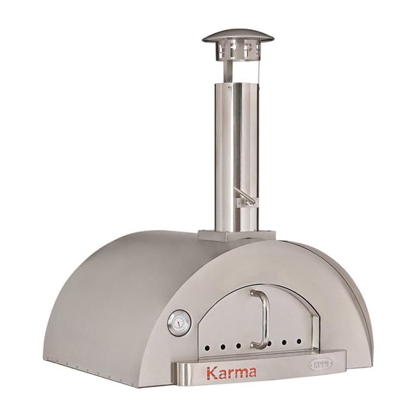 WPPO Karma 32-Inch Wood Fired Pizza Oven in 304 Stainless Steel (WKK-02S-304SS)