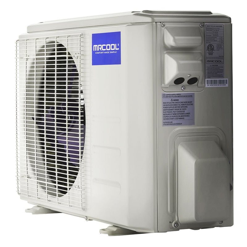 MRCOOL  Olympus Hyper Heat 18K BTU, 1.5 Ton, 20 SEER Heat Pump Condenser & Wall Mount Air Handler with Enhanced WiFi (Works with Alexa and Google Assistant) (O-HH-18-HP-230E)