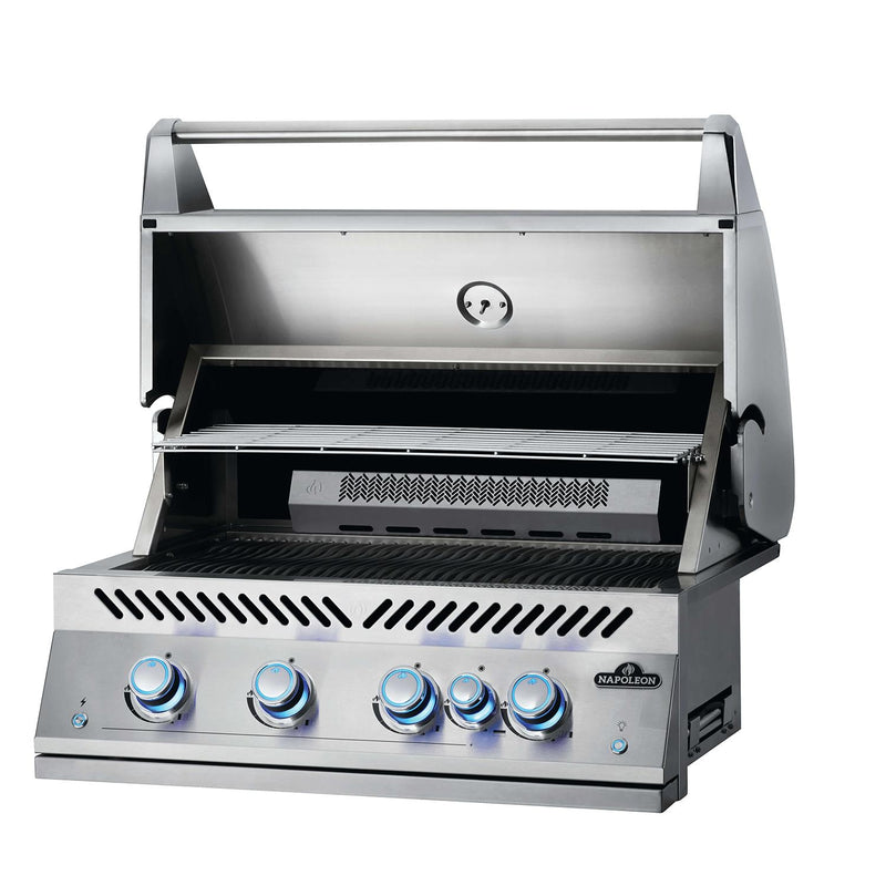 Napoleon 32-Inch 700 Series 32 RB Built-In Natural Gas Grill with Infrared Rear Burner in Stainless Steel (BIG32RBNSS)