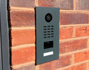 DoorBird D2101V IP Video Door Station, 1 Call Button in Anthracite Grey, RAL 7016