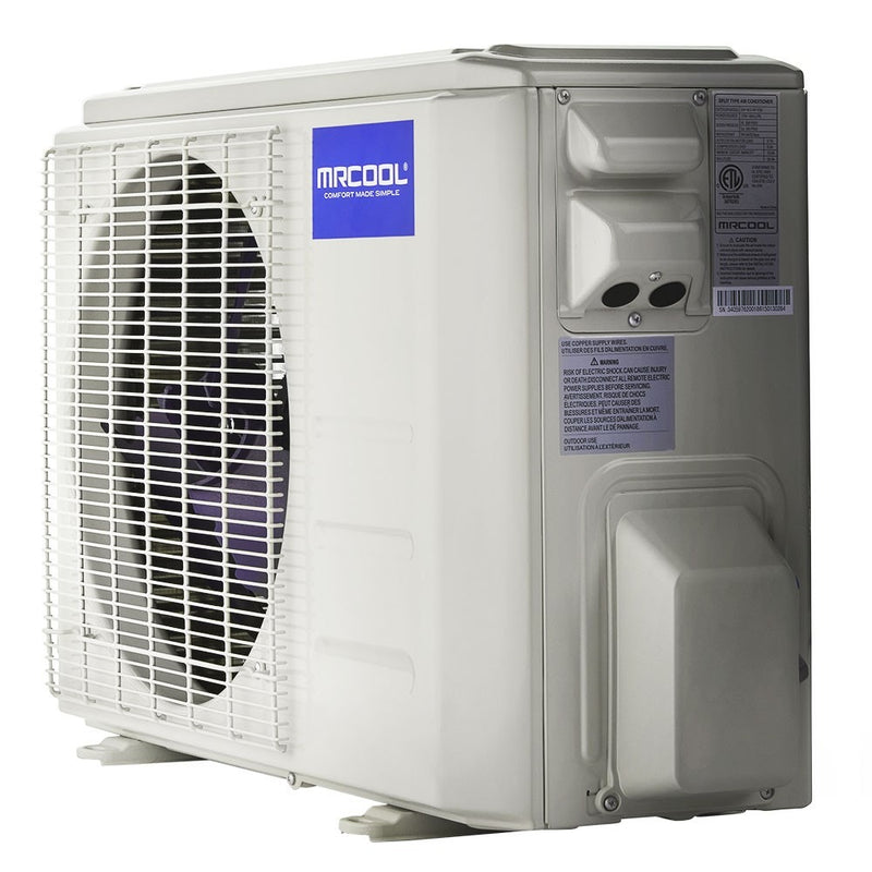 MRCOOL E Star 36K BTU, 3 Ton, 16 SEER, Heat Pump Condenser & Wall Mount Air Handler with Enhanced WiFi and 25 Ft. Lineset (DIY-36-HP-230B25)