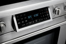 Thor Kitchen 5-Piece Appliance Package - 36-Inch Electric Range with Tilt Panel, French Door Refrigerator, Wall Mount Hood, Dishwasher, & Wine Cooler in Stainless Steel