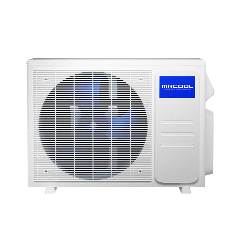 MRCOOL DIY 4th Gen Mini Split - 2-Zone 48,000 BTU Ductless Air Conditioner and Heat Pump with 24K + 18K Air Handlers, 75 ft. Linesets, and Install Kit