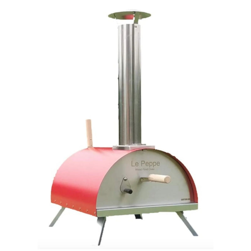 WPPO Le Peppe Portable Wood Fired Oven in Red (WKE-01-RED)