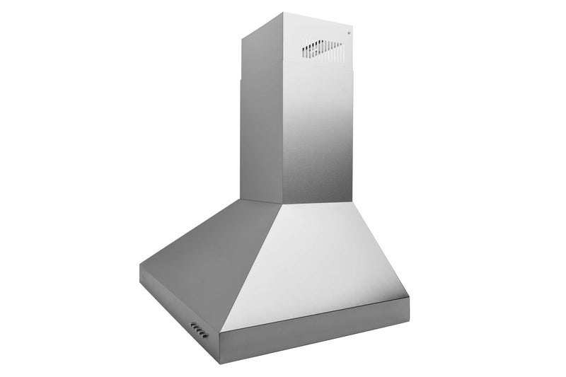 Hauslane 30-Inch Wall Mount Range Hood with Aluminum Mesh Filters in Stainless Steel (WM-530SS-30B)