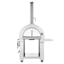 Empava Outdoor Wood Fired Pizza Oven With Side Table in Stainless Steel (EMPV-PG05)
