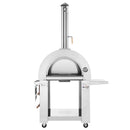 Empava Outdoor Wood Fired Pizza Oven With Side Table in Stainless Steel (EMPV-PG05)