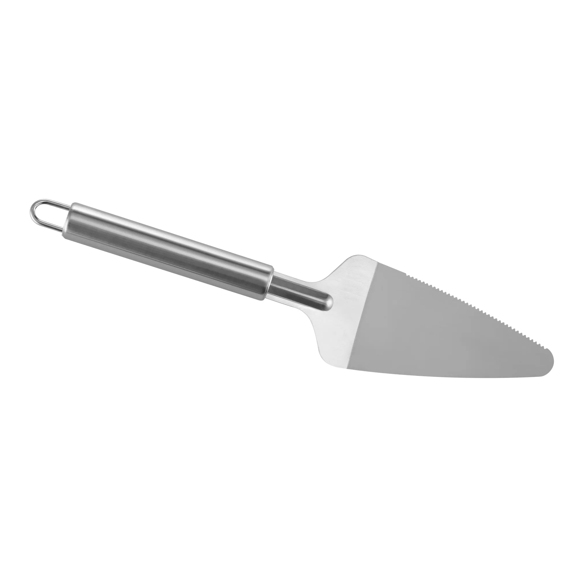 Pizza oven stainless steel pizza scraper tool with angled blade