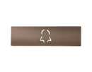 DoorBird Nameplate for One Call Button D21X  in Bronze - Engraved