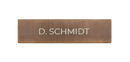 DoorBird Nameplate for One Call Button D21X  in Bronze - Individual Engraving